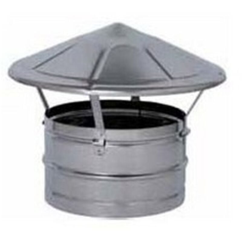 foto del prodotto 1pz fumaiolo fisso cinesino tondo (attacco maschio) cm. 14