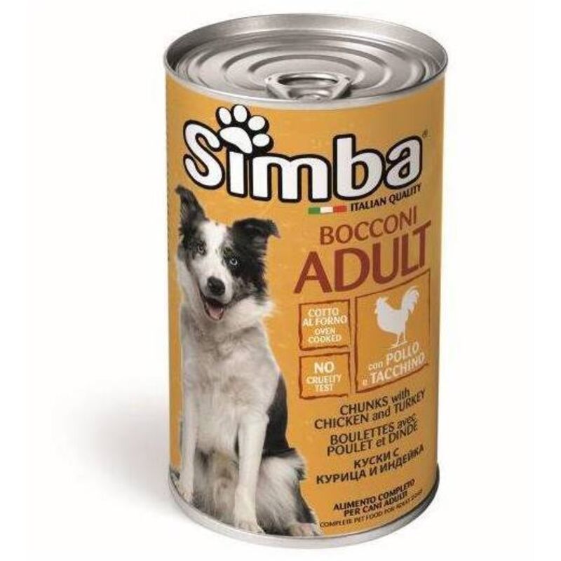 foto del prodotto 1pz monge simba cane gr.1230 bocconcini pollo/tacchino