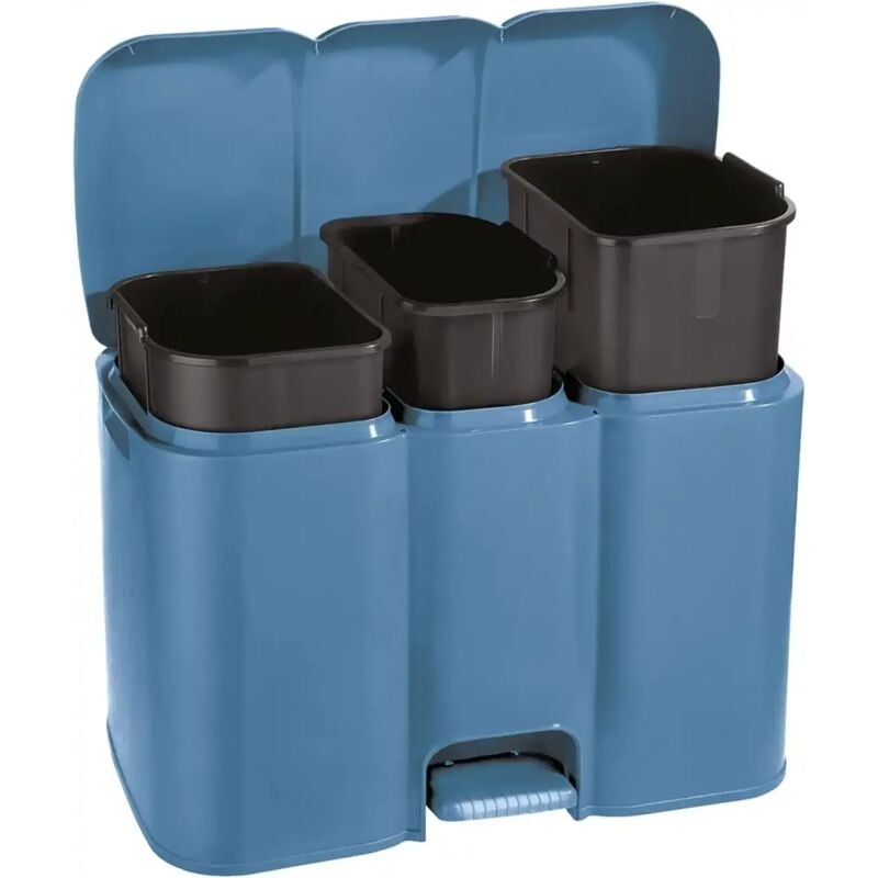 foto del prodotto 1pz pattumiera differenziata patty 3 lt.13+8+13 cm58,5x32x41,5h. lt13+8+13