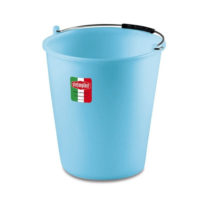 foto del prodotto 1pz secchio casalingo azzurro lt. 9 - cm. 29x25 h