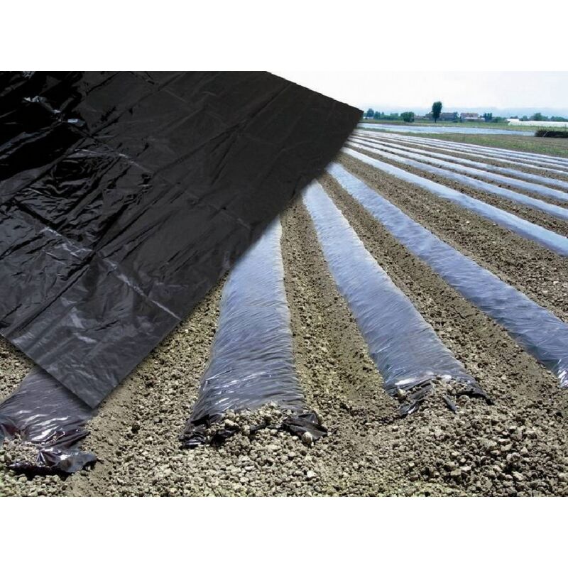 foto del prodotto 1rotolo telo per pacciamatura senza fori h. cm. 120 rotolo mtl. 50