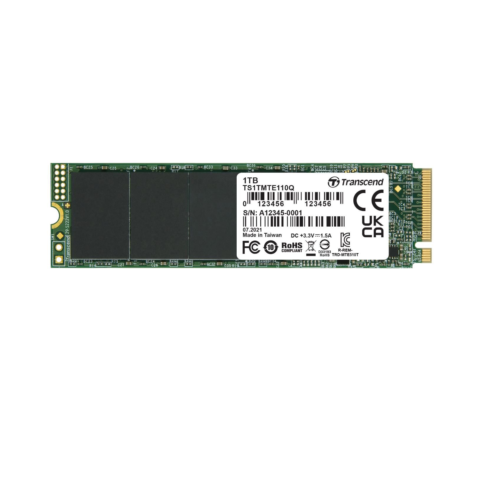foto del prodotto 1tb m.2 2280 pcie gen3x4 m key