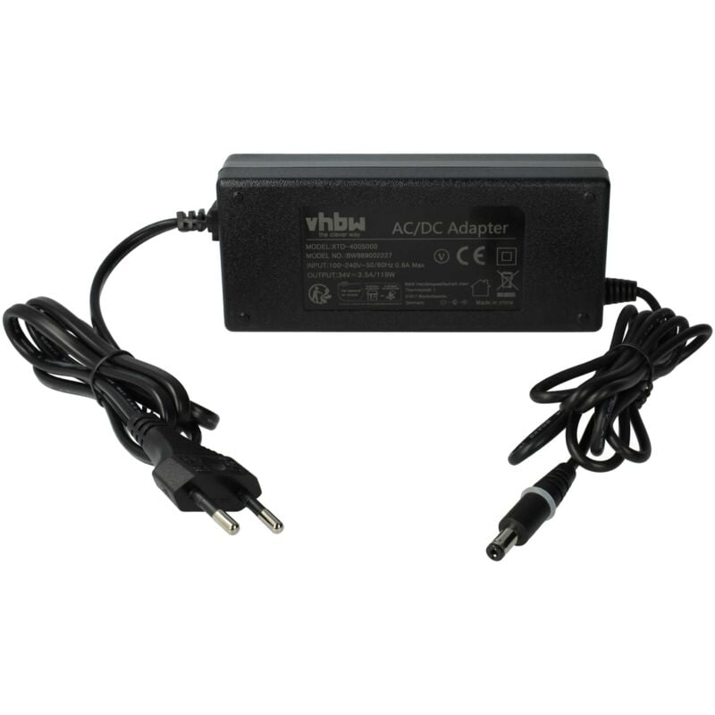 foto del prodotto 1x alimentatore compatibile con robomow rs, pro, ts, xt3, ms, rs635 pro s batterie da avviamento per robot tosaerba - vhbw