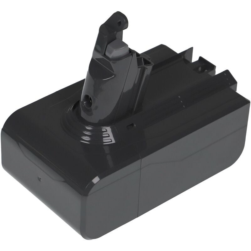 foto del prodotto 1x batteria compatibile con dyson v6 total clean, v6 up top, v6 vare boot, v6 trigger aspirapolvere nero 6000mah, 21,6v, li ion extensilo