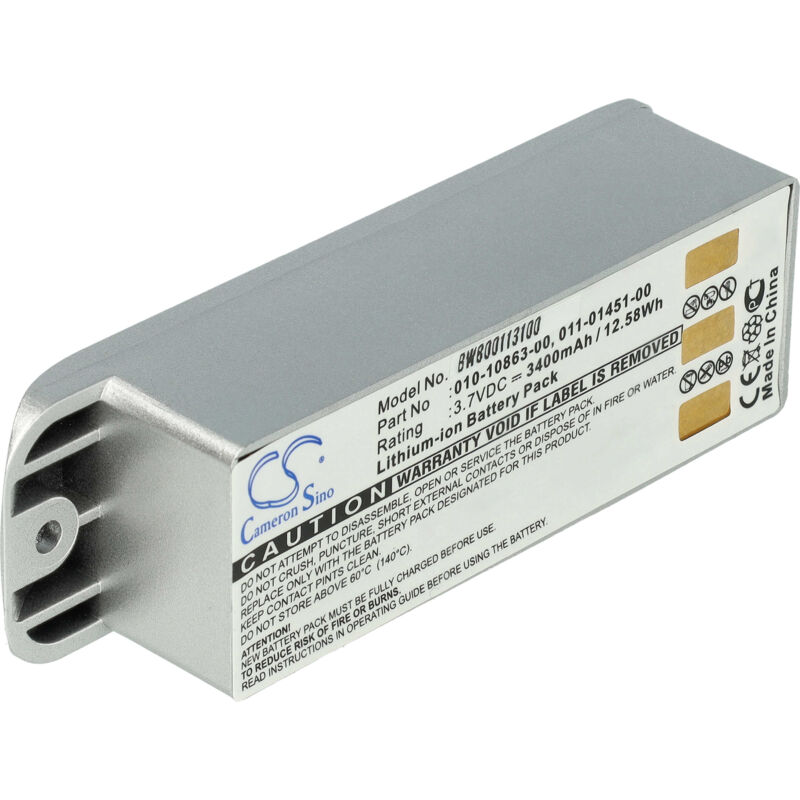 foto del prodotto 1x batteria compatibile con garmin zumo 450, 400, 550, 500, 500 deluxe navigatore gps 3400mah, 3,7v, li ion sostituisce 010 10863 00,