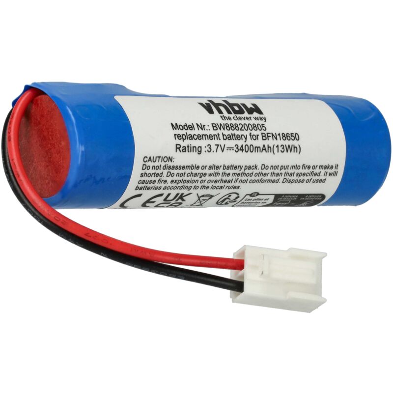 foto del prodotto 1x batteria compatibile con leifheit classic 51102 home cleaner 3400mah, 3,7v, li ion vhbw