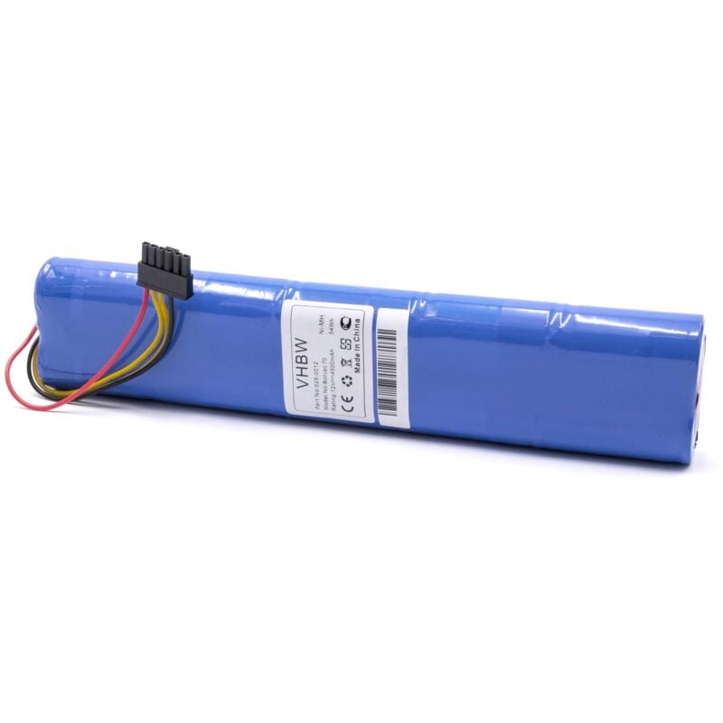 foto del prodotto 1x batteria compatibile con neato botvac d85, botvac d75, d7500, botvac d80, d8000, d8500, bv basic aspirapolvere 4500mah, 12v, nimh vhbw