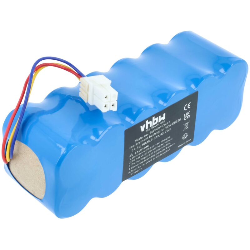 foto del prodotto 1x batteria compatibile con samsung navibot sr8877, sr8895, silencio, sr8896, sr8897 home cleaner (3000mah, 14,4v, nimh) - vhbw