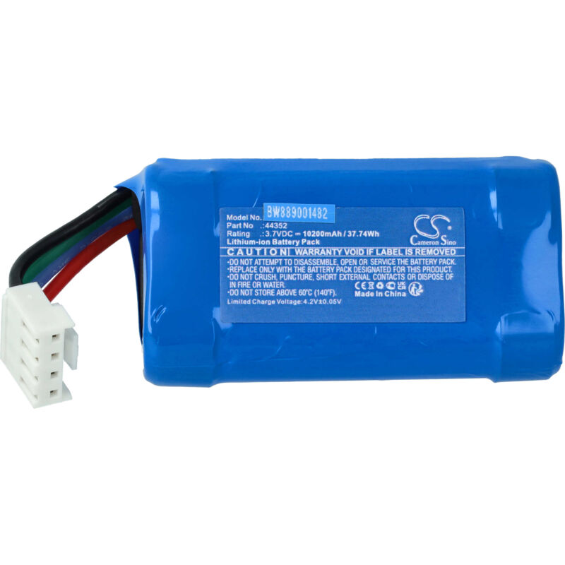 foto del prodotto 1x batteria compatibile con streamlight vulcan 180 haz-lo torcia, lampada da elmetto (10200mah, 3,7v, li-ion) - vhbw