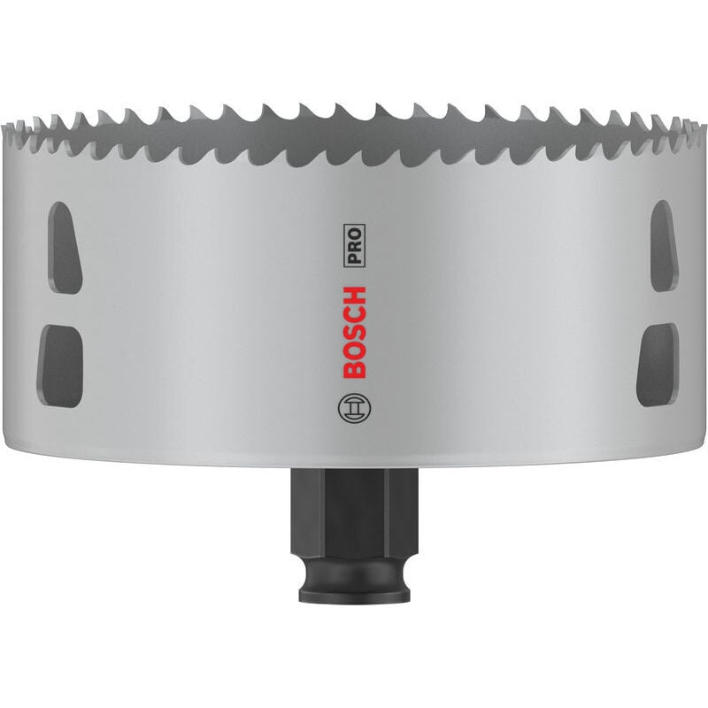 foto del prodotto 1x crown saw pro multi material power change plus per legno tenero, cartongesso, 108 mm, accessori professionali per foratura bosch
