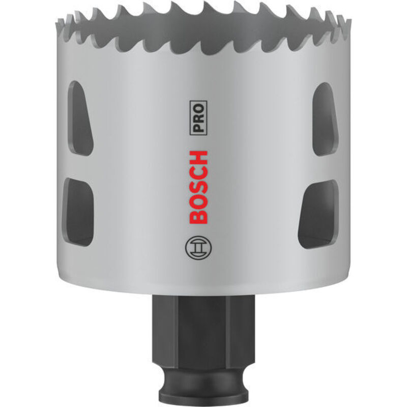 foto del prodotto 1x crown saw pro multi material power change plus (per legno tenero, cartongesso, ø 56 mm, accessori professionali per foratura) - bosch