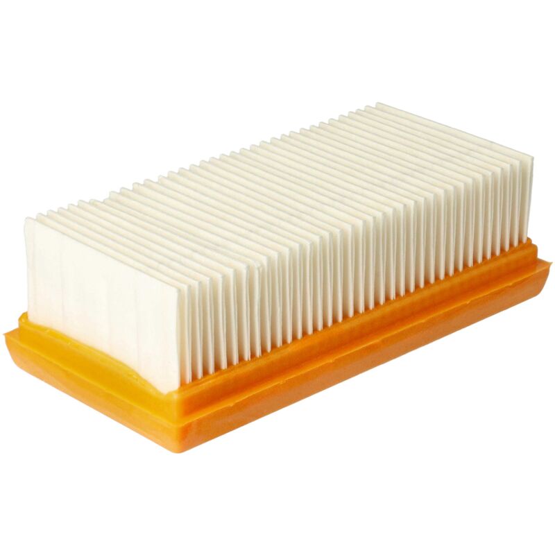 foto del prodotto 1x filtro a pieghe piatte compatibile con milwaukee as 30 mac, as 42 mac aspirapolvere - filtro aria raffreddamento motore - vhbw
