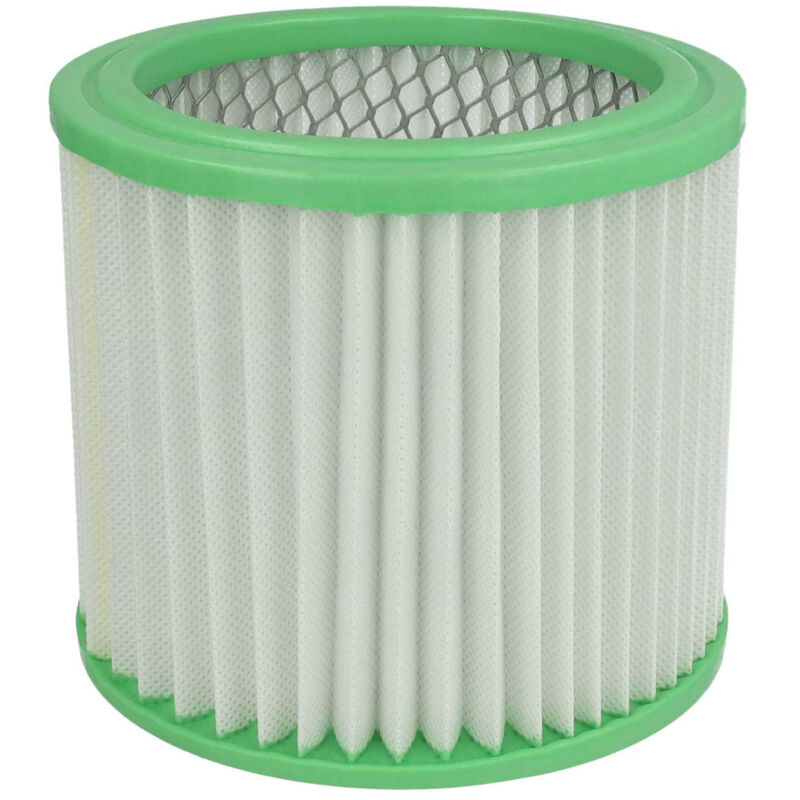 foto del prodotto 1x filtro a pieghe piatte compatibile con parkside pas 500 a1, pas 500 c1, pas 500 b1 aspirapolvere cartuccia filtrante, carta plastica vhbw