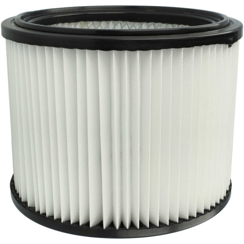 foto del prodotto 1x filtro a pieghe piatte compatibile con starmix energetic apdh-1430, apdm-1430 aspiratore umido secco - nero bianco 3500 cm - vhbw