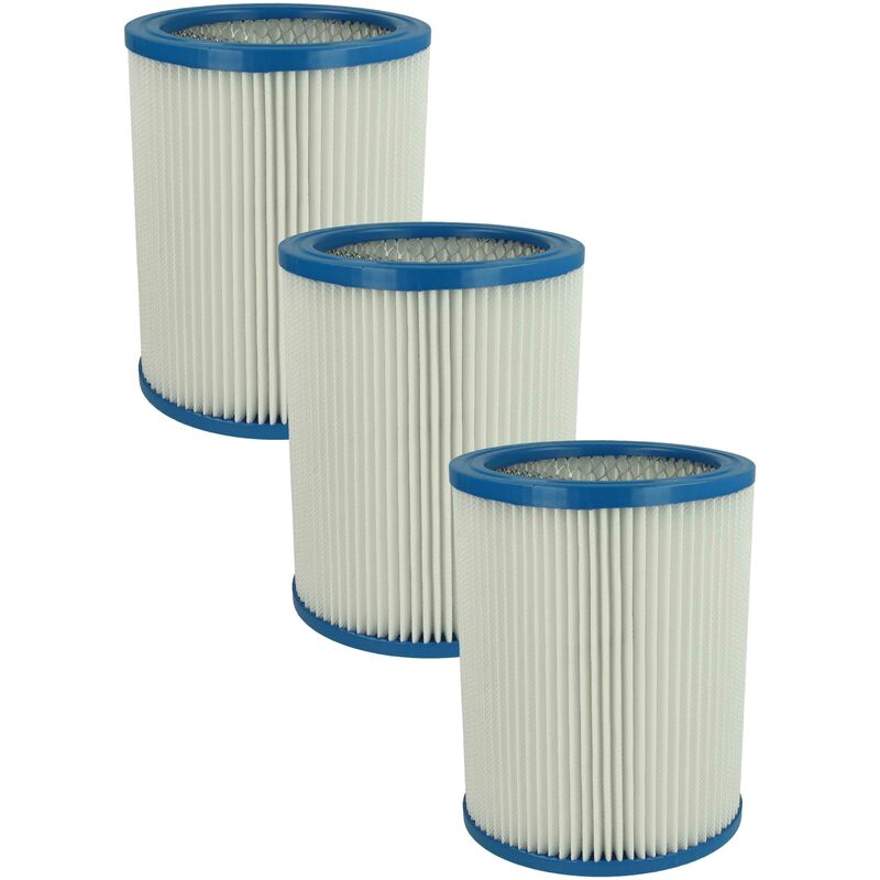 foto del prodotto 1x filtro a pieghe piatte sostituisce fein 4014586261454, 31322765009 per aspirapolvere - cartuccia filtrante, plastica / carta - vhbw