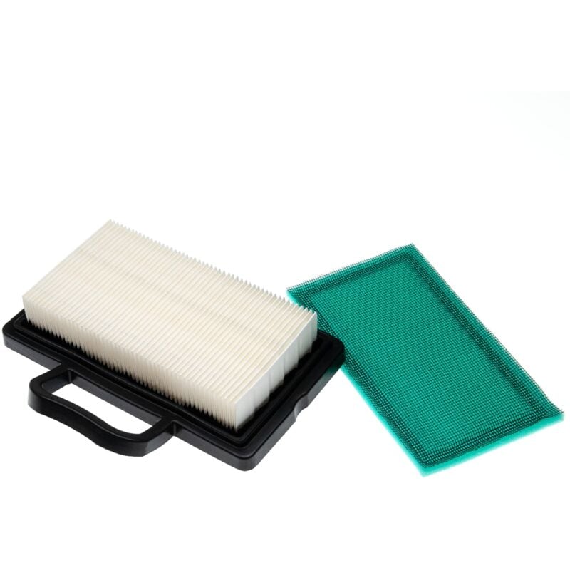 foto del prodotto 1x filtro dell'aria, 1x pre-filtro compatibile con john deere z425, d140 trattore - set da 2 pezzi - vhbw