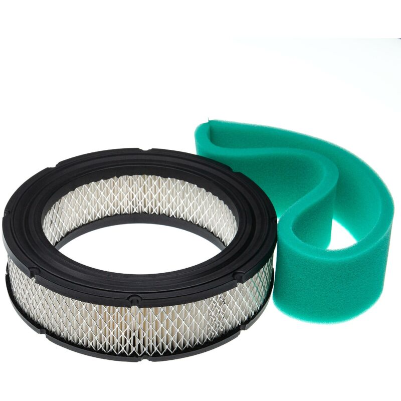 immagine 0 del prodotto 1x filtro in spugna, 1x filtro di carta compatibile con briggs stratton vanguard 543477 0140 e1 trattore set da 2 pezzi vhbw