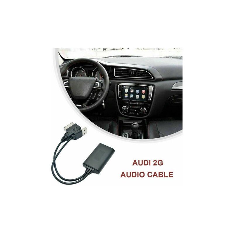 foto del prodotto 1x per audi a4 8t 8k 4f q7 7l ami mmi 2g usb aux adattatore cavo bluetooth