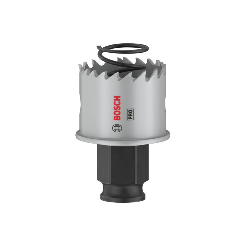 foto del prodotto 1x sega de corona pro lamiera power change plus per lamiera de acciaio inox, lamiera de acciaio, 33 mm, accessori professionali trapano bosch