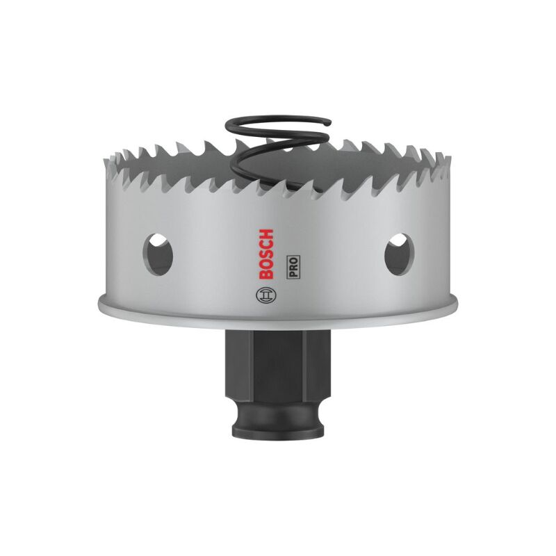 foto del prodotto 1x sega de corona pro lamiera power change plus per lamiera de acciaio inox, lamiera de acciaio, 64 mm, accessori professionali trapano bosch