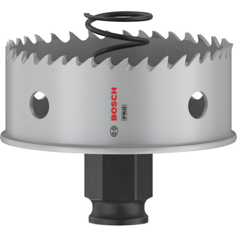 foto del prodotto 1x sega de corona pro lamiera power change plus per lamiera de acciaio inox, lamiera de acciaio, 65 mm, accessori professionali trapano bosch