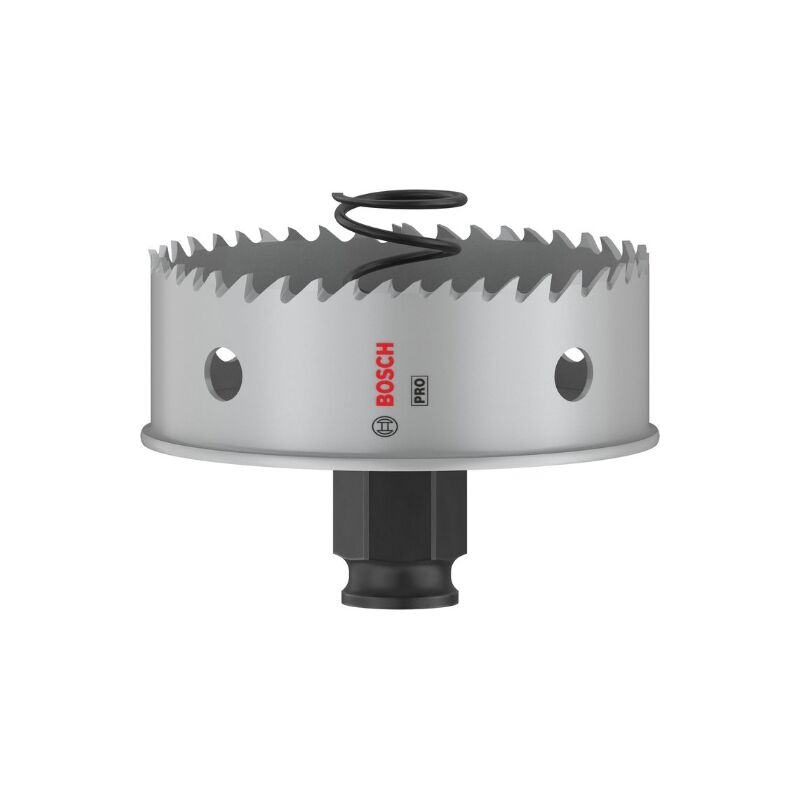 foto del prodotto 1x sega de corona pro lamiera power change plus per lamiera de acciaio inox, lamiera de acciaio, 73 mm, accessori professionali trapano bosch
