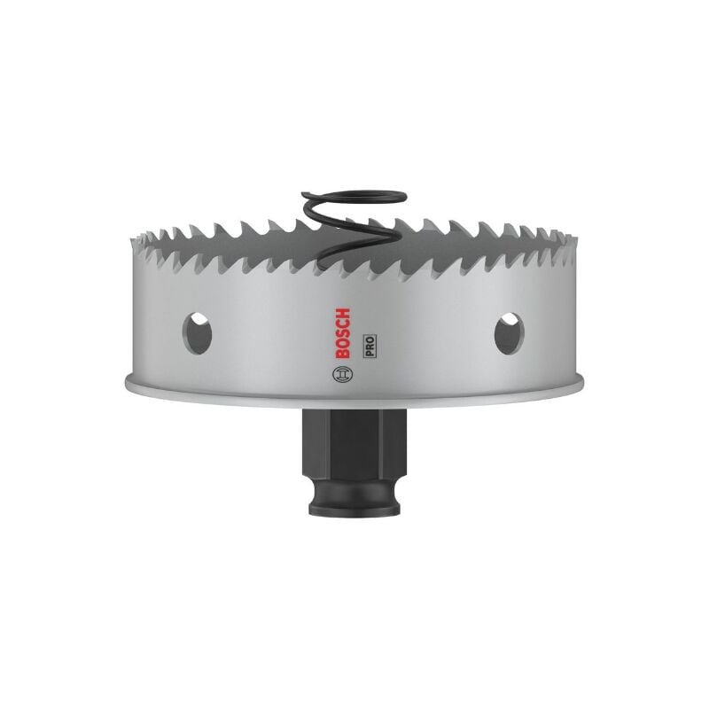 foto del prodotto 1x sega de corona pro lamiera power change plus per lamiera de acciaio inox, lamiera de acciaio, 83 mm, accessori professionali trapano bosch