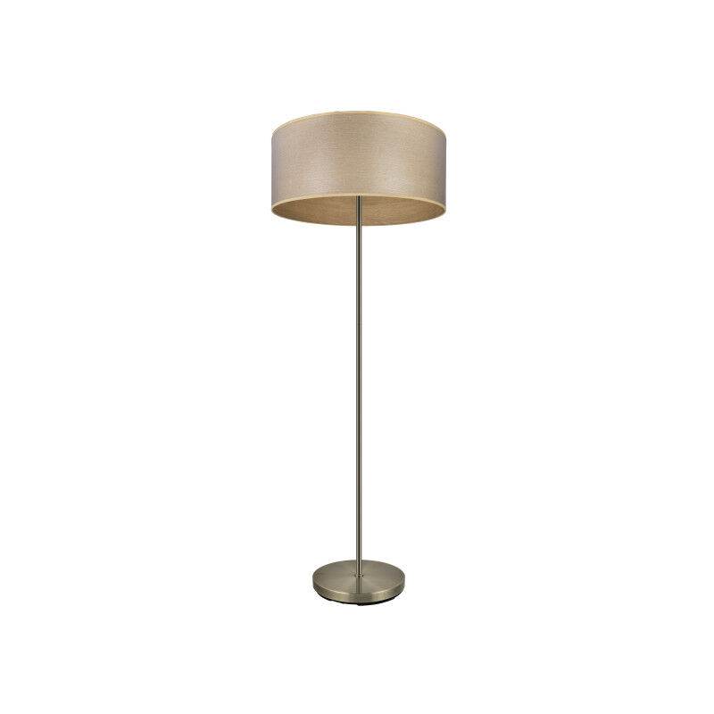 foto del prodotto 1xe27 lampada da terra tania in pelle legno chiaro 162x40x40 cm