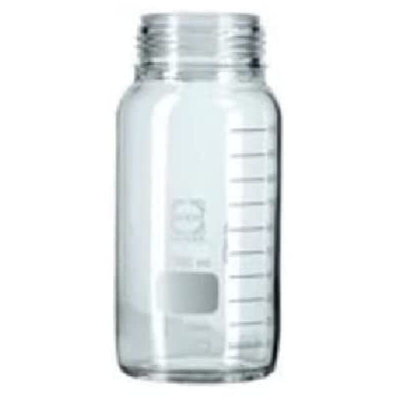 foto del prodotto 2 3053 duran gls 80 biberon a collo largo senza tappo e anello, trasparente, 500 ml volume nominale neolab
