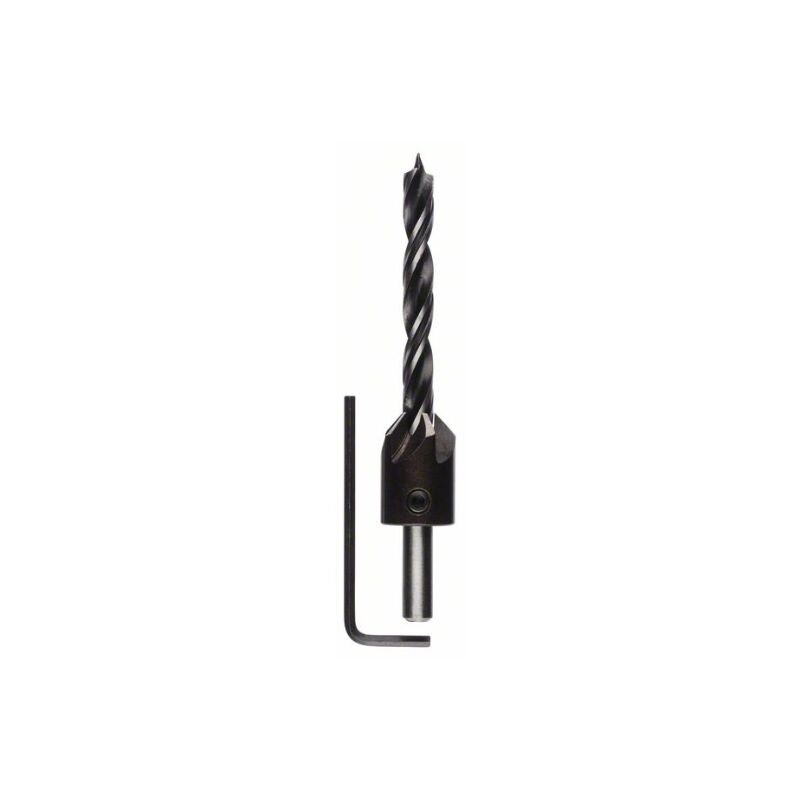 foto del prodotto 2 608 596 395 wood twist drill con svasatore 8 mm bosch