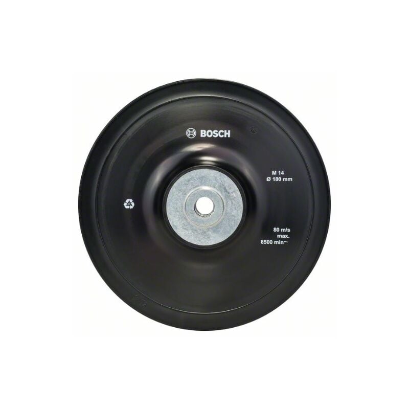 foto del prodotto 2 608 601 209 de mandrino de gomma 180 mm, 8 500 u min confezione de 1 bosch