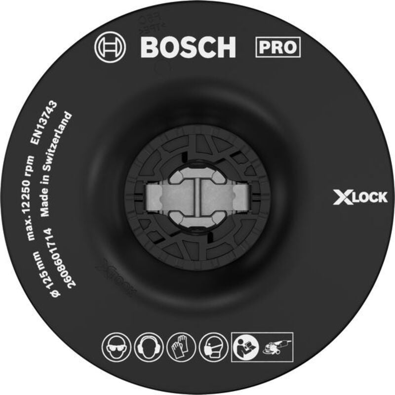 foto del prodotto 2 608 601 714 accessorio per smerigliatrice angolare pad de supporto bosch