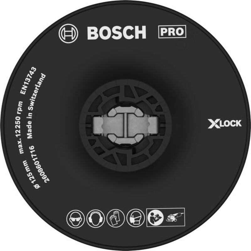 foto del prodotto 2 608 601 716 accessorio per smerigliatrice angolare pad de supporto bosch