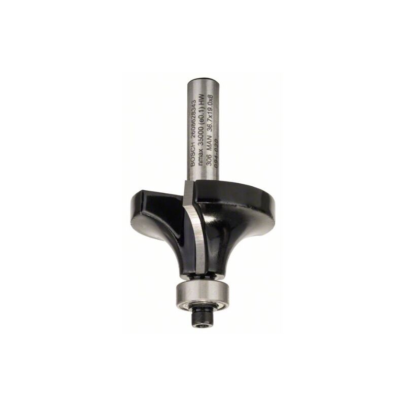 foto del prodotto 2 608 628 343 taglierine per arrotondare 8 mm, r1 12 mm, l 19 mm, g 60 mm confezione de 1 bosch
