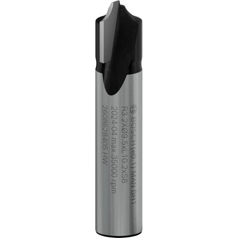 foto del prodotto 2 608 628 405 de bocel 8 mm r1 3,2 mm, d 9,5 mm, l 10,2 mm, g 41 mm confezione de 1 bosch