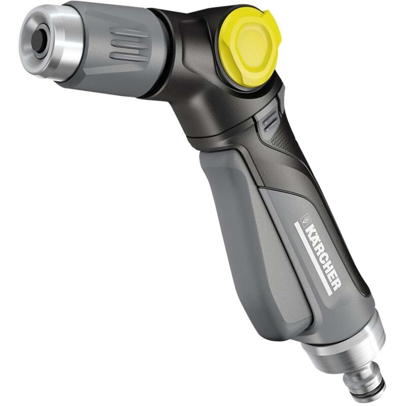 foto del prodotto 2.645.270 idropistola premium in metallo con regolazione portata dell'acqua e bloccaggio del grilletto - karcher