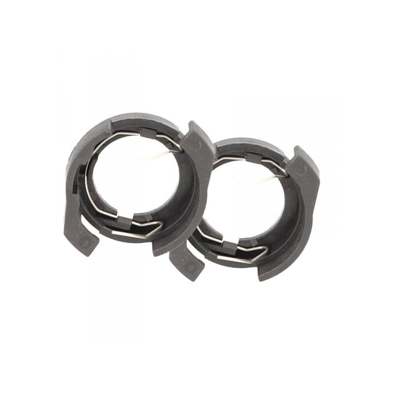 foto del prodotto 2 adattatori portalampada h7 xenon led alfa mito kuga passat megane a6 23mm