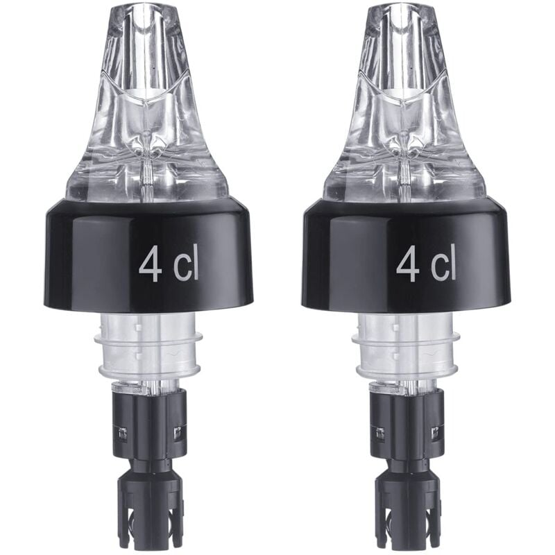 foto del prodotto 2 beccucci dosatori, dosaggio per ciascun beccuccio 4 cl, plastica, auto pour, trasparente, 994022eg westmark