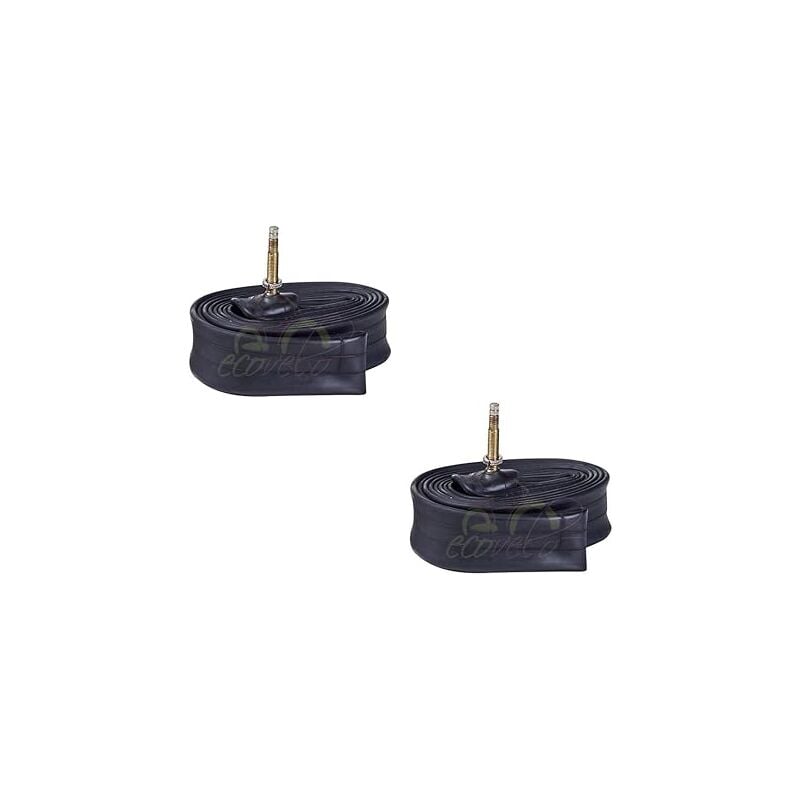 foto del prodotto 2 camere d aria 26 x 1.75 1.90 2.125 con valvola regina italia per city bike bici bicicletta mountain bike mtb ecovelo