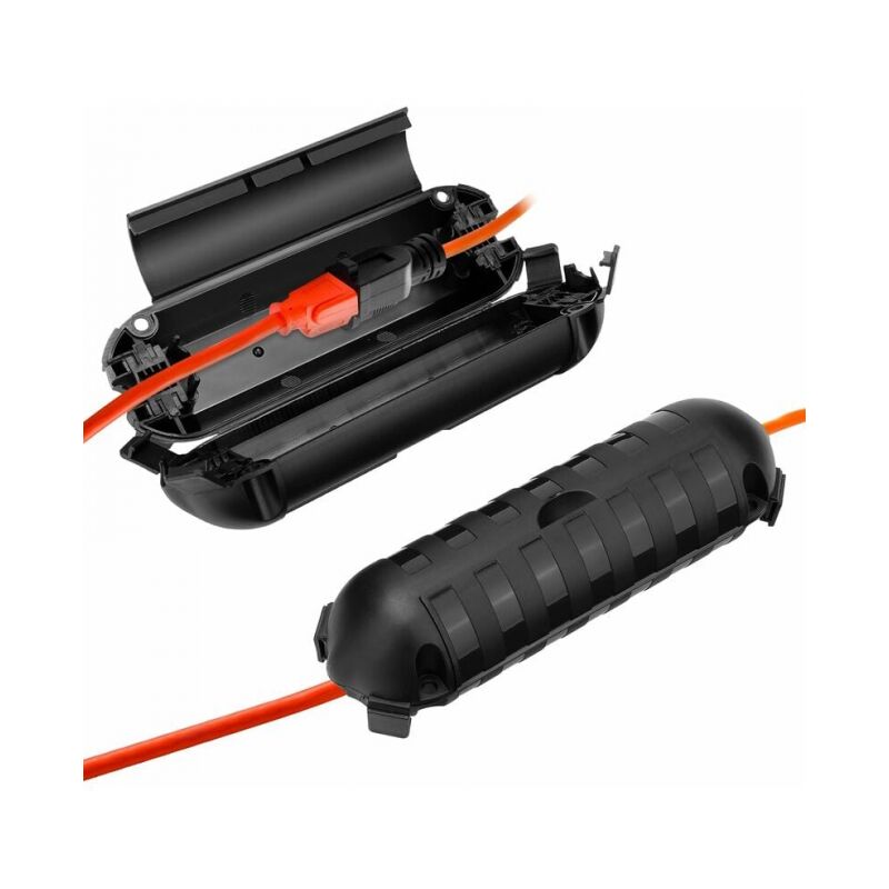 foto del prodotto 2 cassaforte per cavi impermeabile ip54, scatola di protezione per cavo di prolunga, protezione per cavo di prolunga sicura per esterni, per