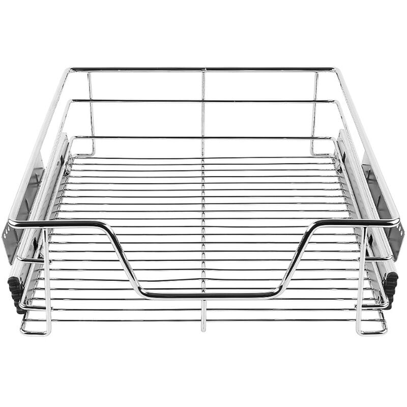 foto del prodotto 2 cassetti telescopici per gli armadi di cucina e camera da letto,guide cassetti, guide scorrevoli per cassetti -46cm 46 14 44 cm