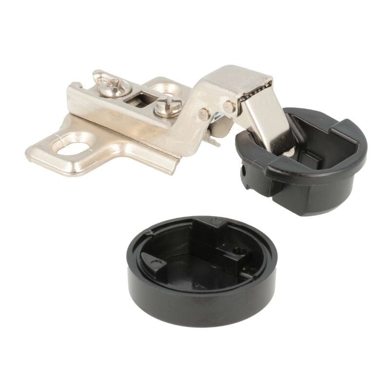 foto del prodotto 2 cerniera per anta vetro 26mm collo alto masidef