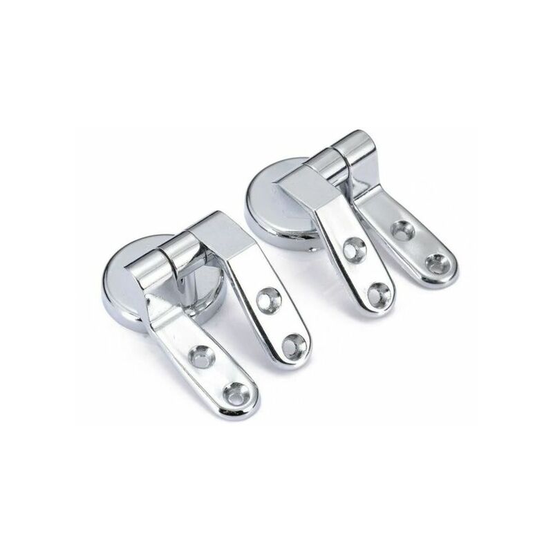 foto del prodotto 2 cerniere per wc supporti copriwater universale in acciaio inox 2pz.52882