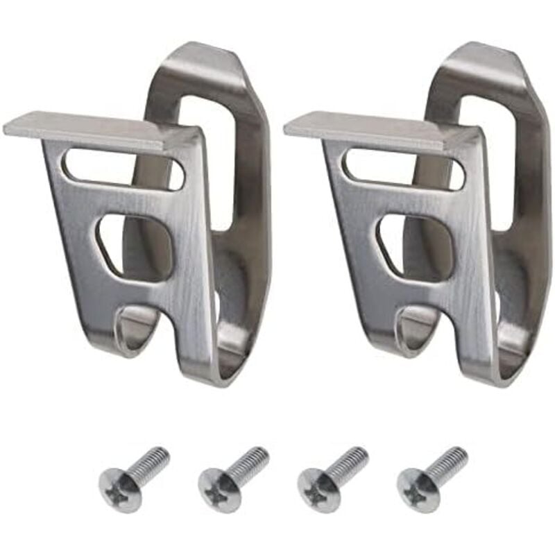 foto del prodotto 2 clip per gancio per cintura per trapano elettrico con viti 346449 3 compatibili con makita xfd01 xfd07d dtd144 dtd144z 12v 18v clip per cintura per