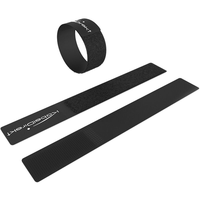 foto del prodotto 2 cm x 16 cm fascette fermacavo con micro ganci, fibre sintetiche, riutilizzabili, 16 pezzi, per disposizione, raggruppamento dei cavi ,