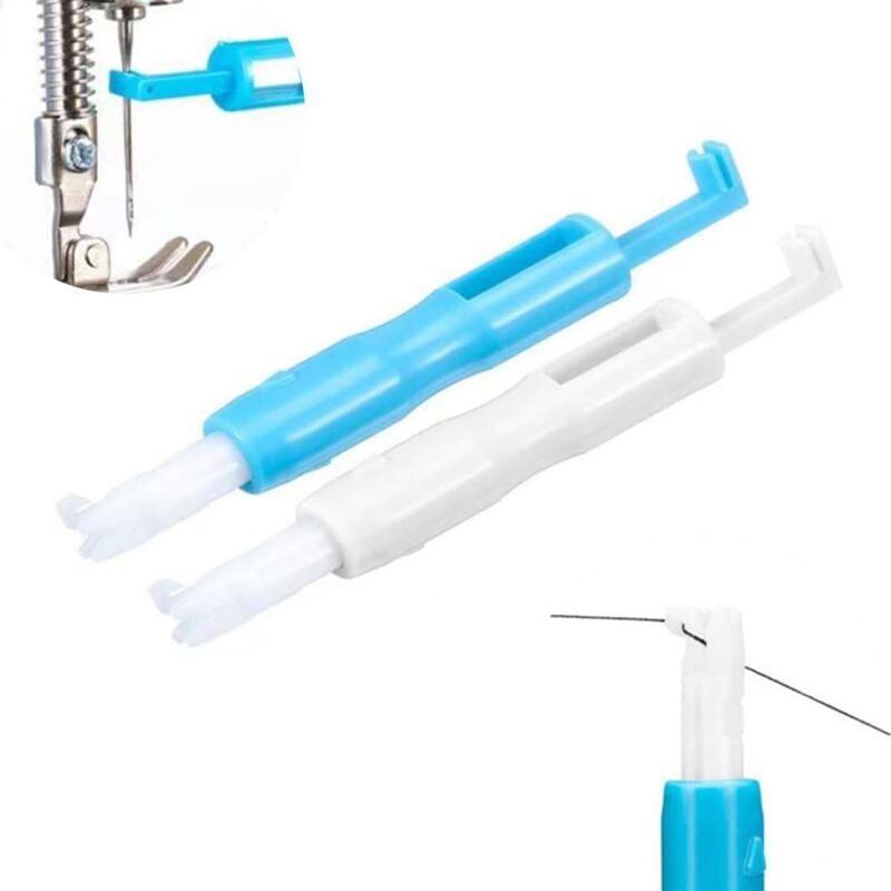 foto del prodotto 2 confezioni di infila ago per macchina da cucire, infila ago rapido, infila ago automatico, infila ago in plastica, strumento per macchina da cucire