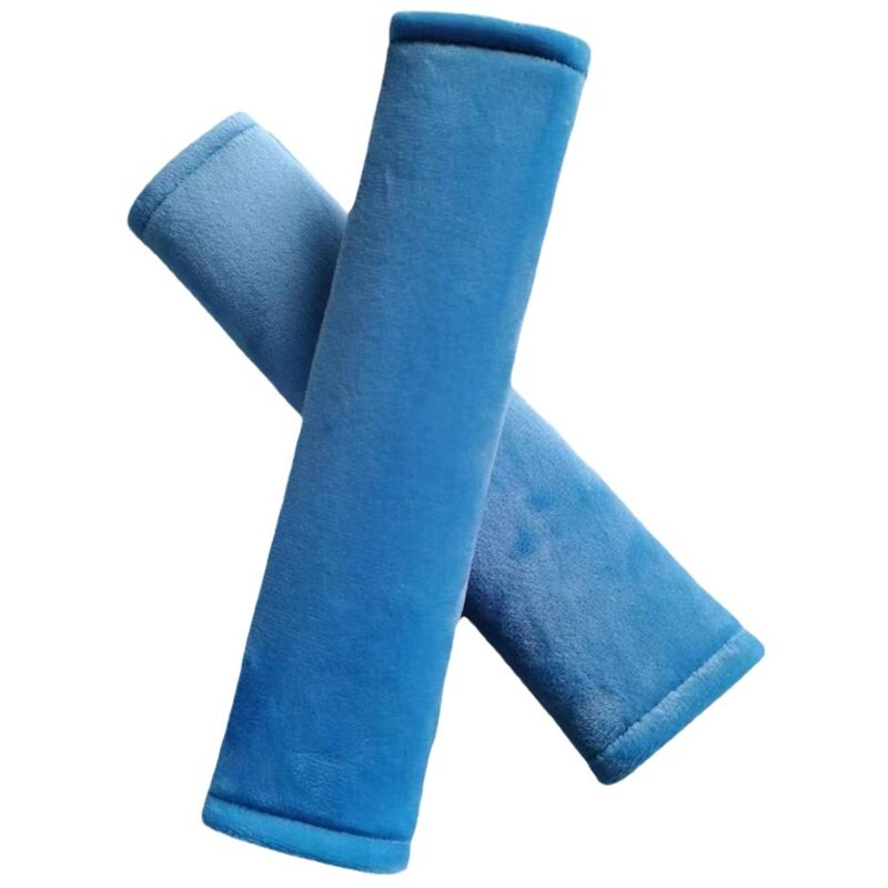 foto del prodotto 2 confezioni di protezioni per cintura di sicurezza per auto, blu, imbottitura rimovibile per cintura di sicurezza, protezione per collo spalle,