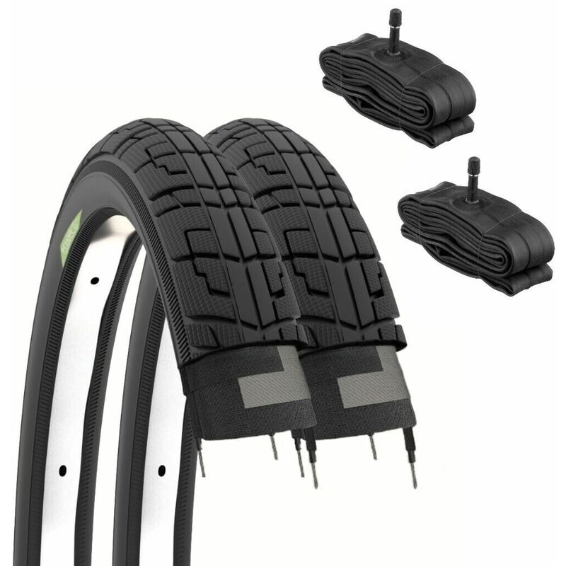 foto del prodotto 2 copertoni 12 1 2 x 1.75 2 1 4 47 203 camere america pneumatici per bici city bike