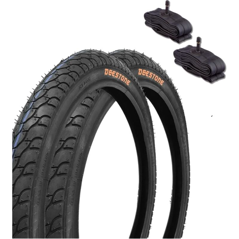 foto del prodotto 2 copertoni 12 1 2 x 1.75 2 1 4 47 203 camere schrader america pneumatici bicicletta city bike bimbo bambina mountain bike