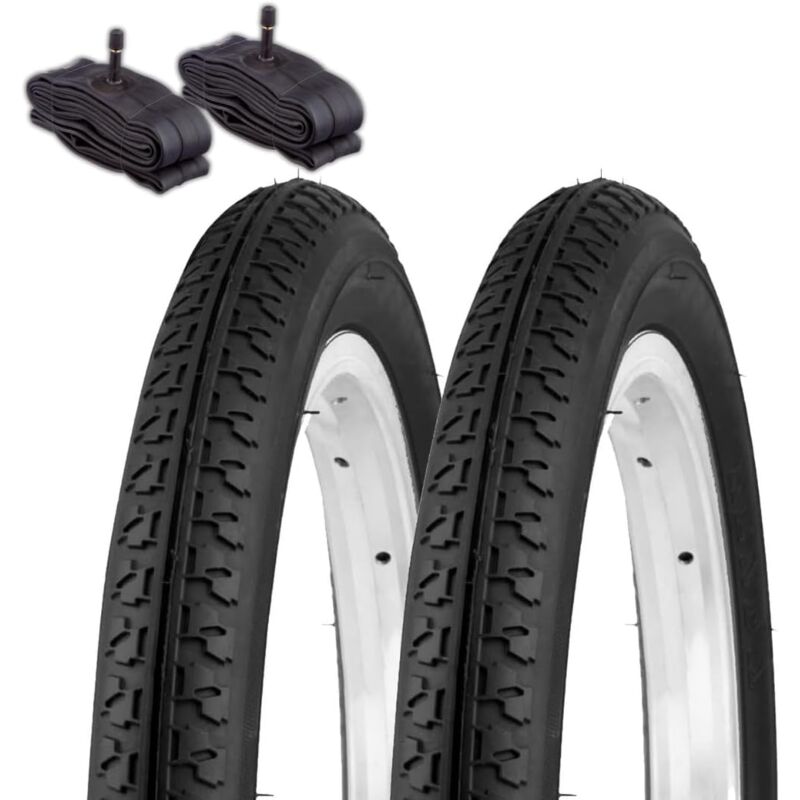 foto del prodotto 2 copertoni 14x1.75 47 254 2 camere d aria schrader coperture gomme per city bike bambino pneumatici bici bimbo 14